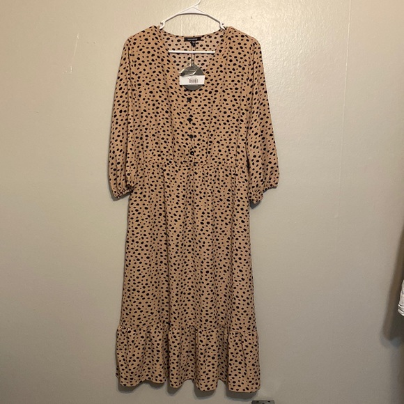-New Mittoshop Ditsy Dot medium length dress - Picture 3 of 6